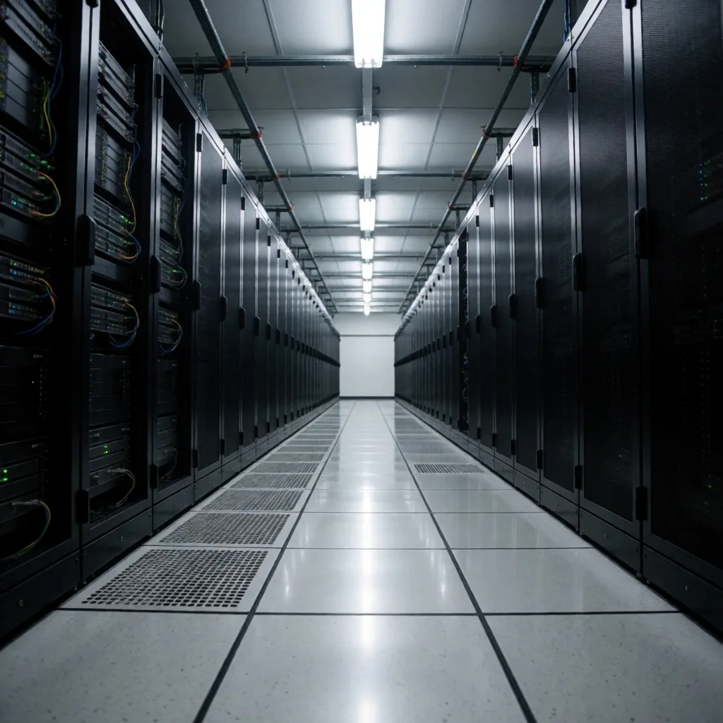 Sala de servidores de un centro de datos
