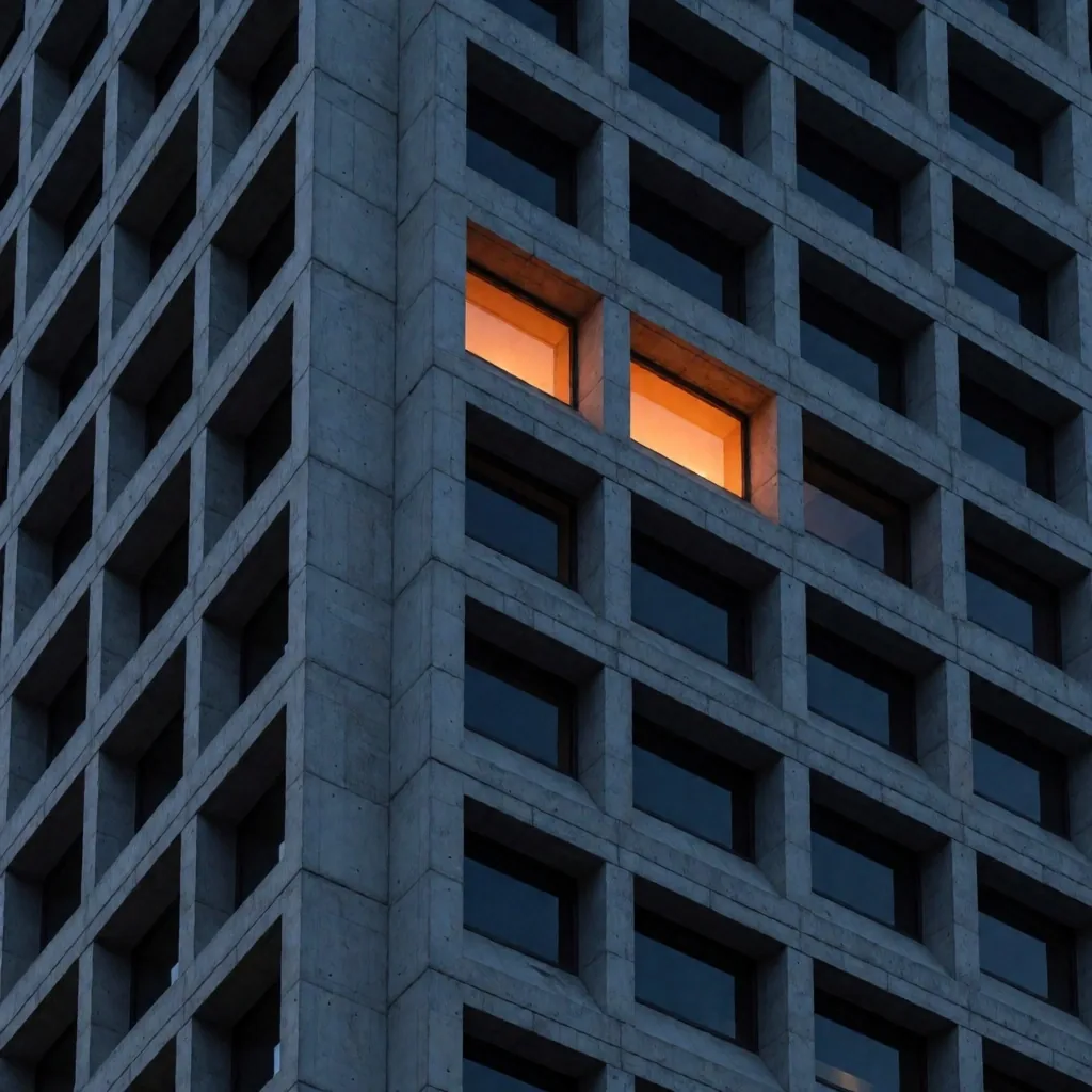 Edificio de oficinas en Guadalajara al atardecer